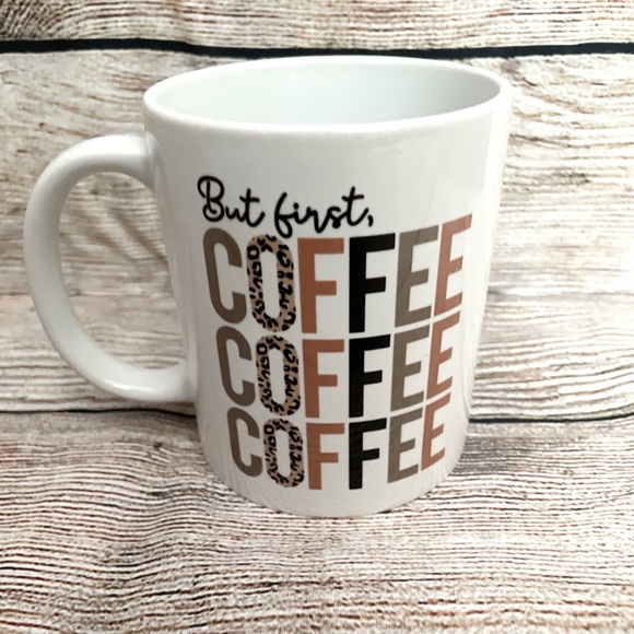 But First Coffee, Coffee Mug - Picture 2 of 2